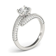 Bids.com 14k White Gold Round Diamond Bypass Style Engagement Ring (1 1/2 cttw) Rings White Smoke 3 / White Gold,3.5 / White Gold,4 / White Gold,4.5 / White Gold,5 / White Gold,5.5 / White Gold,6 / White Gold,6.5 / White Gold,7 / White Gold,7.5 / White Gold,8 / White Gold,8.5 / White Gold,9 / White Gold