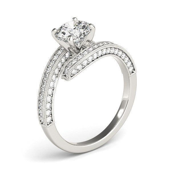 Bids.com 14k White Gold Round Diamond Bypass Style Engagement Ring (1 1/2 cttw) Rings White Smoke 3 / White Gold,3.5 / White Gold,4 / White Gold,4.5 / White Gold,5 / White Gold,5.5 / White Gold,6 / White Gold,6.5 / White Gold,7 / White Gold,7.5 / White Gold,8 / White Gold,8.5 / White Gold,9 / White Gold