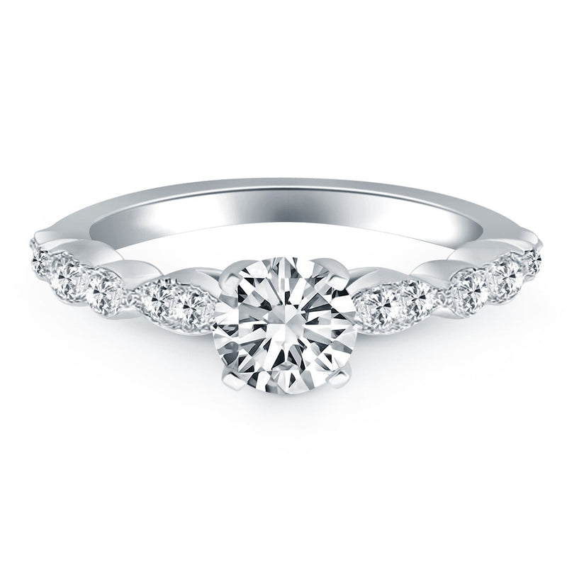Bids.com 14k White Gold Fancy Shaped Diamond Engagement Ring Rings White Smoke 4 / White Gold,4.5 / White Gold,5 / White Gold,5.5 / White Gold,6 / White Gold,6.5 / White Gold,7 / White Gold,7.5 / White Gold,8 / White Gold,8.5 / White Gold,9 / White Gold
