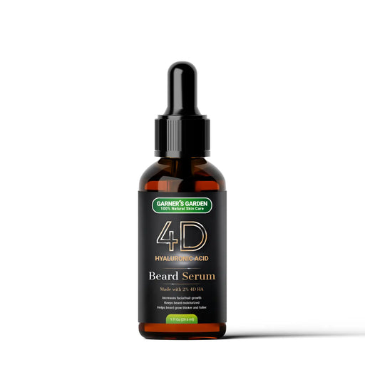 Garner's Garden 4D Hyaluronic Acid Beard Serum Hyaluronic Acid White Smoke