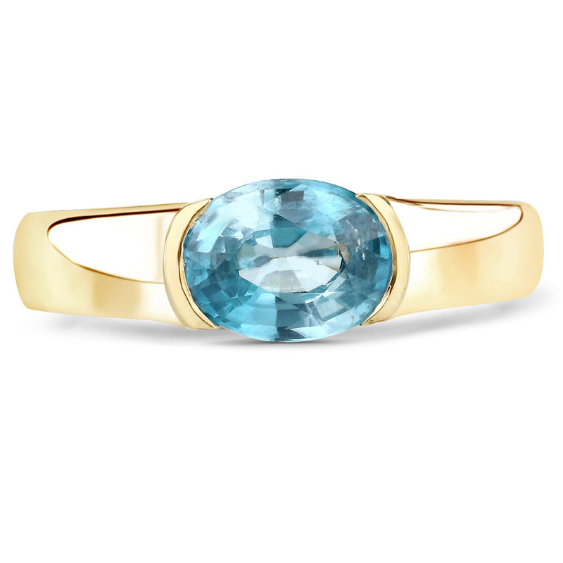 Bids.com 2.00 Carat Genuine Blue Zircon .925 Sterling Silver Ring Rings White Smoke size 5.00,size 6.00,size 7.00,size 8.00,size 9.00