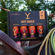 Elijah's Xtreme Yellowstone Hot Sauce Variety Pack 4 Bottles Hot Sauce Dark Slate Gray Yellowstone 4 Pack