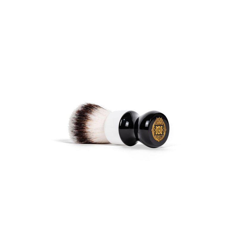 Noble Otter Synthetic Shave Brush - Black/White - 26MM Shaving Brush Black