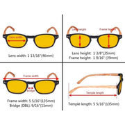 eyekeeper.com 5 Pack Bamboo-look Temple Blue Light Blocking Readers HP034 Eyeglasses White Smoke 5 Pairs Mix / without magnification,5 Pairs Mix / +0.50,5 Pairs Mix / +0.75,5 Pairs Mix / +1.00,5 Pairs Mix / +1.25,5 Pairs Mix / +1.50,5 Pairs Mix / +1.75,5 Pairs Mix / +2.00,5 Pairs Mix / +2.25,5 Pairs Mix / +2.50,5 Pairs Mix / +3.00