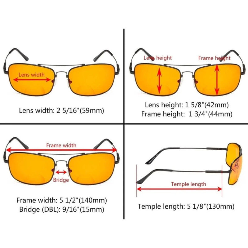 eyekeeper.com 5 Pack Blue Light Blocking Bifocal Readers DSSG1805 Eyeglasses White Smoke 5 Pairs Mix / +1.00,5 Pairs Mix / +1.50,5 Pairs Mix / +2.00,5 Pairs Mix / +2.50,5 Pairs Mix / +3.00