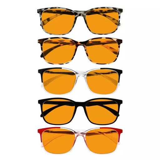 eyekeeper.com 5 Pack Blue Light Blocking Readers Orange Tinted DS9113 Eyeglasses White Smoke 5 Pairs Mix / +0.50,5 Pairs Mix / +0.75,5 Pairs Mix / +1.00,5 Pairs Mix / +1.25,5 Pairs Mix / +1.50,5 Pairs Mix / +1.75,5 Pairs Mix / +2.00,5 Pairs Mix / +2.50,5 Pairs Mix / +3.00