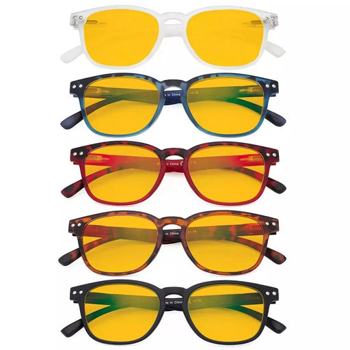 eyekeeper.com 5 Pack Blue Light Blocking Reading Glasses Amber Lens HP079 Eyeglasses White Smoke 5 Pairs Mix / without magnification,5 Pairs Mix / +0.50,5 Pairs Mix / +0.75,5 Pairs Mix / +1.00,5 Pairs Mix / +1.25,5 Pairs Mix / +1.50,5 Pairs Mix / +1.75,5 Pairs Mix / +2.00,5 Pairs Mix / +2.25,5 Pairs Mix / +2.50,5 Pairs Mix / +3.00