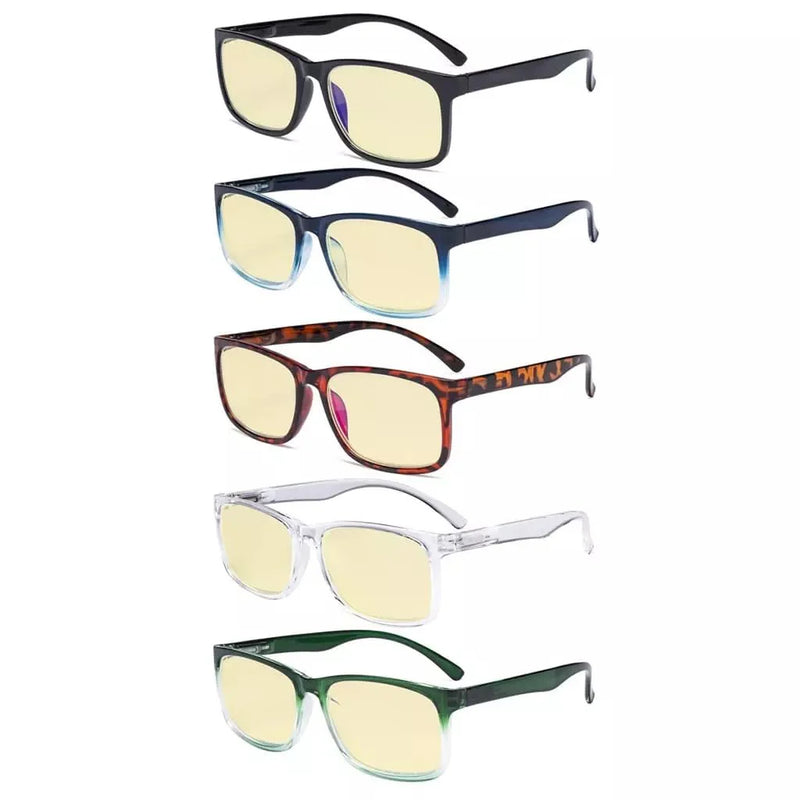 eyekeeper.com 5 Pack Blue Light Blocking Reading Glasses TM1805 Eyeglasses White Smoke 5 Pairs Mix / without magnification,5 Pairs Mix / +0.50,5 Pairs Mix / +0.75,5 Pairs Mix / +1.00,5 Pairs Mix / +1.25,5 Pairs Mix / +1.50,5 Pairs Mix / +1.75,5 Pairs Mix / +2.00,5 Pairs Mix / +2.25,5 Pairs Mix / +2.50,5 Pairs Mix / +3.00