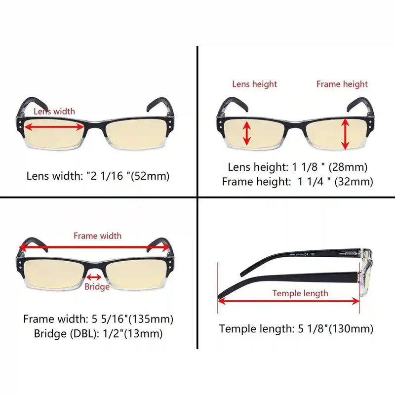 eyekeeper.com 5 Pack Blue Light Blocking Reading Glasses TMCG012 Eyeglasses White Smoke 5 Pairs Mix / without magnification,5 Pairs Mix / +0.50,5 Pairs Mix / +0.75,5 Pairs Mix / +1.00,5 Pairs Mix / +1.25,5 Pairs Mix / +1.50,5 Pairs Mix / +1.75,5 Pairs Mix / +2.00,5 Pairs Mix / +2.50