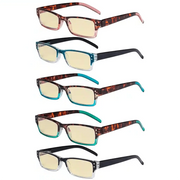 eyekeeper.com 5 Pack Blue Light Blocking Reading Glasses TMCG012 Eyeglasses White Smoke 5 Pairs Mix / without magnification,5 Pairs Mix / +0.50,5 Pairs Mix / +0.75,5 Pairs Mix / +1.00,5 Pairs Mix / +1.25,5 Pairs Mix / +1.50,5 Pairs Mix / +1.75,5 Pairs Mix / +2.00,5 Pairs Mix / +2.50