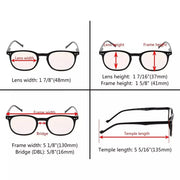 eyekeeper.com 5 Pack Blue Light Blocking Reading Glasses Vintage Oval Readers CG065 Eyeglasses White Smoke Black-5pcs / without magnification,Black-5pcs / +0.50,Black-5pcs / +0.75,Black-5pcs / +1.00,Black-5pcs / +1.50,Black-5pcs / +1.75,Black-5pcs / +2.25,Black-5pcs / +2.50,Black-5pcs / +2.75,Black-5pcs / +3.00,Black-5pcs / +4.00,Tortoise-5pcs / without magnif