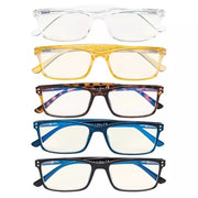 eyekeeper.com 5 Pack Blue Light Filter Reading Glasses UVR802 Eyeglasses White Smoke 5 Pairs Mix / +0.50,5 Pairs Mix / +0.75,5 Pairs Mix / +1.00,5 Pairs Mix / +1.50,5 Pairs Mix / +1.75,5 Pairs Mix / +2.00,5 Pairs Mix / +2.25,5 Pairs Mix / +2.50,5 Pairs Mix / +2.75,5 Pairs Mix / +3.00,5 Pairs Mix / +3.50,5 Pairs Mix / +4.00