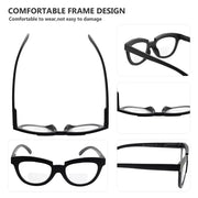 eyekeeper.com 5 Pack Cat-eye Bifocal Reading Glasses BR2102 Eyeglasses White Smoke 5 Pairs Mix / +1.00,5 Pairs Mix / +1.50,5 Pairs Mix / +2.00,5 Pairs Mix / +3.00