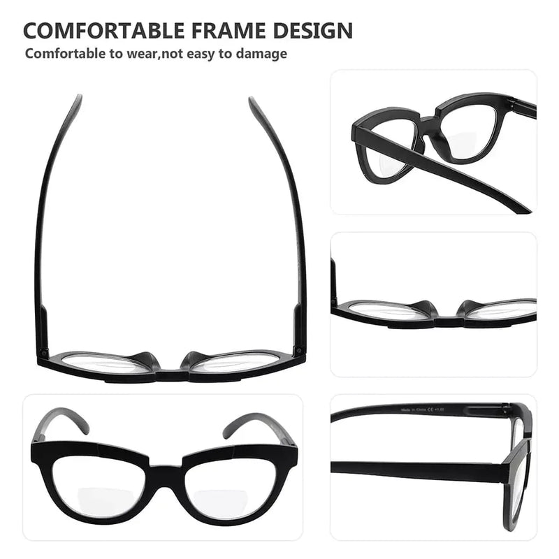 eyekeeper.com 5 Pack Cat-eye Bifocal Reading Glasses BR2102 Eyeglasses White Smoke 5 Pairs Mix / +1.00,5 Pairs Mix / +1.50,5 Pairs Mix / +2.00,5 Pairs Mix / +3.00