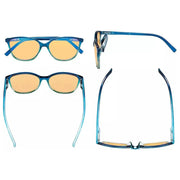 eyekeeper.com 5 Pack Cat-eye Blue Light Blocking Reading Glasses HPFH2 Eyeglasses White Smoke 5 Pairs Mix / +0.75,5 Pairs Mix / +1.00,5 Pairs Mix / +1.25,5 Pairs Mix / +2.50,5 Pairs Mix / +3.00