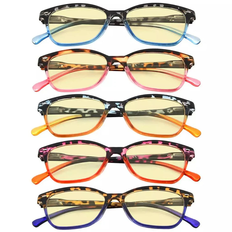 eyekeeper.com 5 Pack Cat-eye Blue Light Blocking Reading Glasses TM9111 Eyeglasses White Smoke 5 Pairs Mix / without magnification,5 Pairs Mix / +0.50,5 Pairs Mix / +0.75,5 Pairs Mix / +1.00,5 Pairs Mix / +1.25,5 Pairs Mix / +1.50,5 Pairs Mix / +1.75,5 Pairs Mix / +2.00,5 Pairs Mix / +2.50,5 Pairs Mix / +3.00