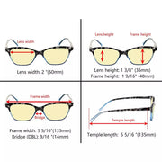 eyekeeper.com 5 Pack Cat-eye Blue Light Blocking Reading Glasses TM9111 Eyeglasses White Smoke 5 Pairs Mix / without magnification,5 Pairs Mix / +0.50,5 Pairs Mix / +0.75,5 Pairs Mix / +1.00,5 Pairs Mix / +1.25,5 Pairs Mix / +1.50,5 Pairs Mix / +1.75,5 Pairs Mix / +2.00,5 Pairs Mix / +2.50,5 Pairs Mix / +3.00