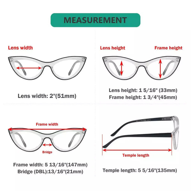 eyekeeper.com 5 Pack Cat-eye Fashion Reading Glasses Contrast Color Readers R2121 Eyeglasses White Smoke 5 Pairs Mix / without magnification,5 Pairs Mix / +0.50,5 Pairs Mix / +0.75,5 Pairs Mix / +1.00,5 Pairs Mix / +1.25,5 Pairs Mix / +1.50,5 Pairs Mix / +1.75,5 Pairs Mix / +2.00,5 Pairs Mix / +2.25,5 Pairs Mix / +2.50,5 Pairs Mix / +2.75,5 Pairs Mix / +3.00