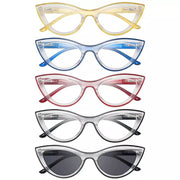 eyekeeper.com 5 Pack Cat-eye Fashion Reading Glasses Contrast Color Readers R2121 Eyeglasses White Smoke 5 Pairs Mix / without magnification,5 Pairs Mix / +0.50,5 Pairs Mix / +0.75,5 Pairs Mix / +1.00,5 Pairs Mix / +1.25,5 Pairs Mix / +1.50,5 Pairs Mix / +1.75,5 Pairs Mix / +2.00,5 Pairs Mix / +2.25,5 Pairs Mix / +2.50,5 Pairs Mix / +2.75,5 Pairs Mix / +3.00