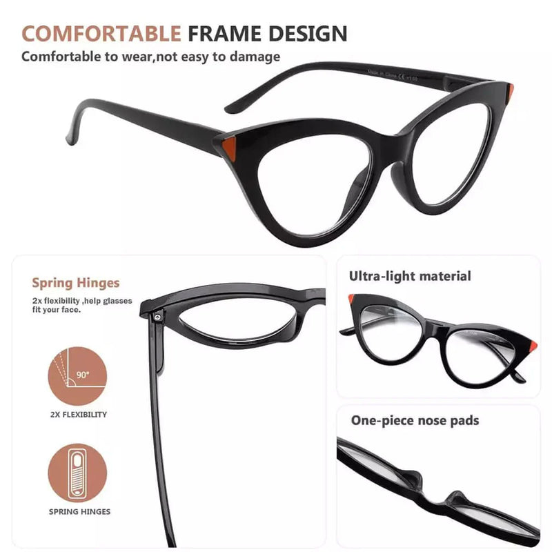 eyekeeper.com 5 Pack Cat-eye Fashionable Reading Glasses Style Readers R2103 Eyeglasses White Smoke 5 Pairs Mix / without magnification,5 Pairs Mix / +0.50,5 Pairs Mix / +0.75,5 Pairs Mix / +1.00,5 Pairs Mix / +1.25,5 Pairs Mix / +1.50,5 Pairs Mix / +1.75,5 Pairs Mix / +2.00,5 Pairs Mix / +2.25,5 Pairs Mix / +2.50,5 Pairs Mix / +2.75,5 Pairs Mix / +3.00