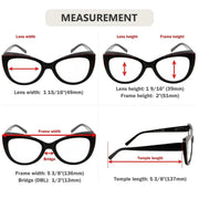eyekeeper.com 5 Pack Cat-eye Reading Glasses Charming Readers R2118 Eyeglasses White Smoke 5 Pairs Mix / without magnification,5 Pairs Mix / +0.50,5 Pairs Mix / +0.75,5 Pairs Mix / +1.00,5 Pairs Mix / +1.25,5 Pairs Mix / +1.50,5 Pairs Mix / +1.75,5 Pairs Mix / +2.00,5 Pairs Mix / +2.25,5 Pairs Mix / +2.50,5 Pairs Mix / +2.75,5 Pairs Mix / +3.00