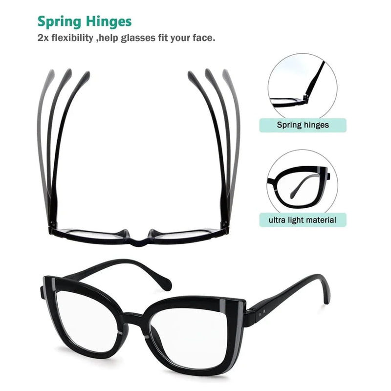 eyekeeper.com 5 Pack Cat-eye Reading Glasses Cute Readers R2117 Eyeglasses White Smoke 5 Pairs Mix / +0.50,5 Pairs Mix / +0.75,5 Pairs Mix / +1.00,5 Pairs Mix / +1.25,5 Pairs Mix / +1.50,5 Pairs Mix / +1.75,5 Pairs Mix / +2.00,5 Pairs Mix / +2.25,5 Pairs Mix / +2.50,5 Pairs Mix / +2.75,5 Pairs Mix / +3.00,5 Pairs Mix / +3.25,5 Pairs Mix / +