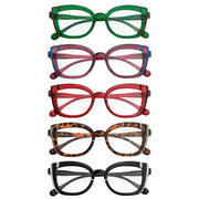 eyekeeper.com 5 Pack Cat-eye Reading Glasses Cute Readers R2117 Eyeglasses White Smoke 5 Pairs Mix / +0.50,5 Pairs Mix / +0.75,5 Pairs Mix / +1.00,5 Pairs Mix / +1.25,5 Pairs Mix / +1.50,5 Pairs Mix / +1.75,5 Pairs Mix / +2.00,5 Pairs Mix / +2.25,5 Pairs Mix / +2.50,5 Pairs Mix / +2.75,5 Pairs Mix / +3.00,5 Pairs Mix / +3.25,5 Pairs Mix / +