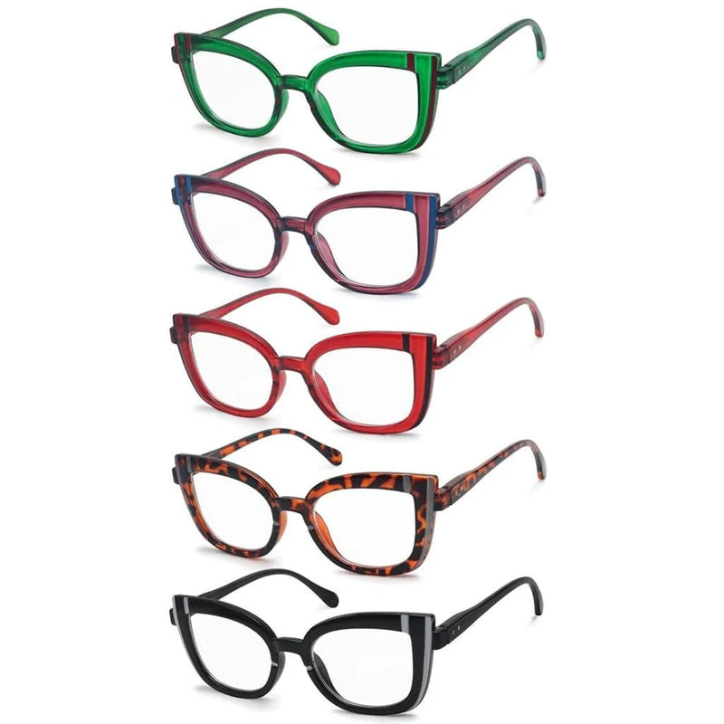 eyekeeper.com 5 Pack Cat-eye Reading Glasses Cute Readers R2117 Eyeglasses White Smoke 5 Pairs Mix / +0.50,5 Pairs Mix / +0.75,5 Pairs Mix / +1.00,5 Pairs Mix / +1.25,5 Pairs Mix / +1.50,5 Pairs Mix / +1.75,5 Pairs Mix / +2.00,5 Pairs Mix / +2.25,5 Pairs Mix / +2.50,5 Pairs Mix / +2.75,5 Pairs Mix / +3.00,5 Pairs Mix / +3.25,5 Pairs Mix / +