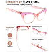 eyekeeper.com 5 Pack Cat-eye Reading Glasses Cute Readers R2132 Eyeglasses White Smoke 5 Pairs Mix / without magnification,5 Pairs Mix / +0.50,5 Pairs Mix / +0.75,5 Pairs Mix / +1.00,5 Pairs Mix / +1.25,5 Pairs Mix / +1.50,5 Pairs Mix / +1.75,5 Pairs Mix / +2.00,5 Pairs Mix / +2.25,5 Pairs Mix / +2.50,5 Pairs Mix / +2.75,5 Pairs Mix / +3.00