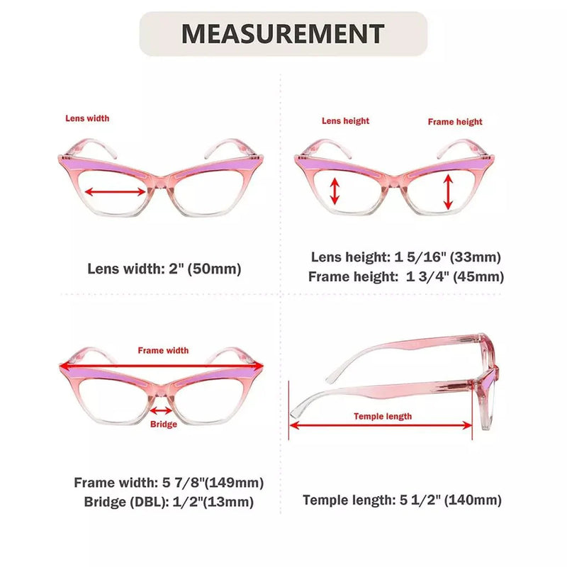 eyekeeper.com 5 Pack Cat-eye Reading Glasses Cute Readers R2132 Eyeglasses White Smoke 5 Pairs Mix / without magnification,5 Pairs Mix / +0.50,5 Pairs Mix / +0.75,5 Pairs Mix / +1.00,5 Pairs Mix / +1.25,5 Pairs Mix / +1.50,5 Pairs Mix / +1.75,5 Pairs Mix / +2.00,5 Pairs Mix / +2.25,5 Pairs Mix / +2.50,5 Pairs Mix / +2.75,5 Pairs Mix / +3.00