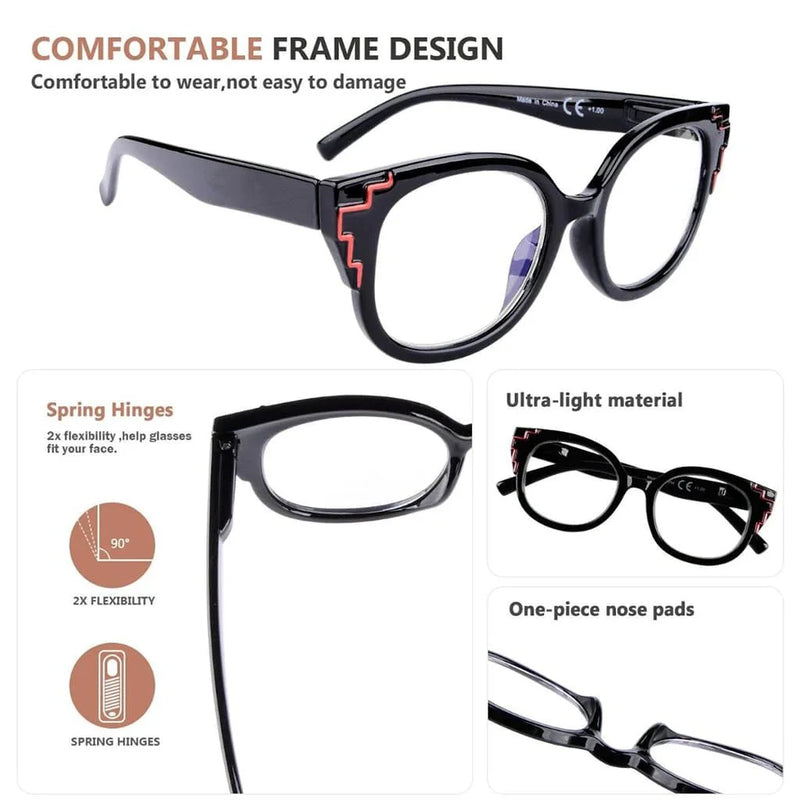 eyekeeper.com 5 Pack Cat-eye Reading Glasses Fashion Readers R2119 Eyeglasses White Smoke 5 Pairs Mix / without magnification,5 Pairs Mix / +0.50,5 Pairs Mix / +0.75,5 Pairs Mix / +1.00,5 Pairs Mix / +1.25,5 Pairs Mix / +1.50,5 Pairs Mix / +1.75,5 Pairs Mix / +2.00,5 Pairs Mix / +2.25,5 Pairs Mix / +2.50,5 Pairs Mix / +2.75,5 Pairs Mix / +3.00