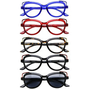 eyekeeper.com 5 Pack Cat-eye Reading Glasses Stylish Readers R2113 Eyeglasses White Smoke 5 Pairs Mix / without magnification,5 Pairs Mix / +0.50,5 Pairs Mix / +0.75,5 Pairs Mix / +1.00,5 Pairs Mix / +1.25,5 Pairs Mix / +1.50,5 Pairs Mix / +1.75,5 Pairs Mix / +2.00,5 Pairs Mix / +2.25,5 Pairs Mix / +2.50,5 Pairs Mix / +2.75,5 Pairs Mix / +3.00