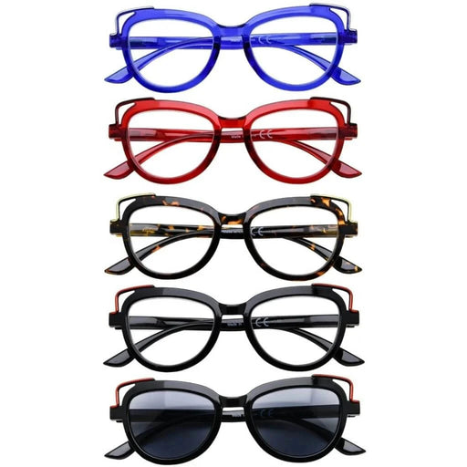 eyekeeper.com 5 Pack Cat-eye Reading Glasses Stylish Readers R2113 Eyeglasses White Smoke 5 Pairs Mix / without magnification,5 Pairs Mix / +0.50,5 Pairs Mix / +0.75,5 Pairs Mix / +1.00,5 Pairs Mix / +1.25,5 Pairs Mix / +1.50,5 Pairs Mix / +1.75,5 Pairs Mix / +2.00,5 Pairs Mix / +2.25,5 Pairs Mix / +2.50,5 Pairs Mix / +2.75,5 Pairs Mix / +3.00