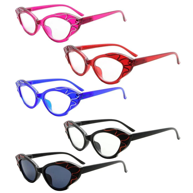 eyekeeper.com 5 Pack Cat-eye Reading Glasses Stylish Readers R2116 Eyeglasses White Smoke 5 Pairs Mix / without magnification,5 Pairs Mix / +0.50,5 Pairs Mix / +0.75,5 Pairs Mix / +1.00,5 Pairs Mix / +1.25,5 Pairs Mix / +1.50,5 Pairs Mix / +1.75,5 Pairs Mix / +2.00,5 Pairs Mix / +2.25,5 Pairs Mix / +2.50,5 Pairs Mix / +2.75,5 Pairs Mix / +3.00