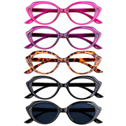 eyekeeper.com 5 Pack Cat-eye Reading Glasses Stylish Readers R2124 Eyeglasses White Smoke 5 Pairs Mix / without magnification,5 Pairs Mix / +0.50,5 Pairs Mix / +0.75,5 Pairs Mix / +1.00,5 Pairs Mix / +1.25,5 Pairs Mix / +1.50,5 Pairs Mix / +1.75,5 Pairs Mix / +2.00,5 Pairs Mix / +2.25,5 Pairs Mix / +2.50,5 Pairs Mix / +2.75,5 Pairs Mix / +3.00