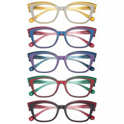 eyekeeper.com 5 Pack Cat-eye Reading Glasses Stylish Readers R2127 Eyeglasses White Smoke 5 Pairs Mix / +0.50,5 Pairs Mix / +0.75,5 Pairs Mix / +1.00,5 Pairs Mix / +1.25,5 Pairs Mix / +1.50,5 Pairs Mix / +1.75,5 Pairs Mix / +2.00,5 Pairs Mix / +2.25,5 Pairs Mix / +2.50,5 Pairs Mix / +2.75,5 Pairs Mix / +3.00,5 Pairs Mix / +3.25,5 Pairs Mix / +