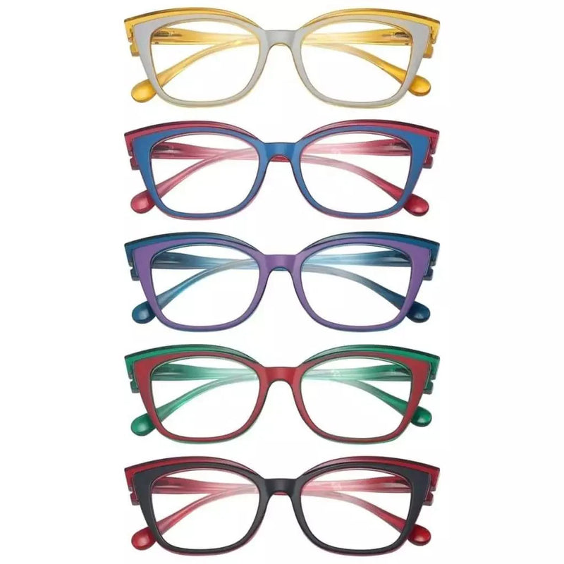 eyekeeper.com 5 Pack Cat-eye Reading Glasses Stylish Readers R2127 Eyeglasses White Smoke 5 Pairs Mix / +0.50,5 Pairs Mix / +0.75,5 Pairs Mix / +1.00,5 Pairs Mix / +1.25,5 Pairs Mix / +1.50,5 Pairs Mix / +1.75,5 Pairs Mix / +2.00,5 Pairs Mix / +2.25,5 Pairs Mix / +2.50,5 Pairs Mix / +2.75,5 Pairs Mix / +3.00,5 Pairs Mix / +3.25,5 Pairs Mix / +