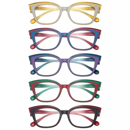 eyekeeper.com 5 Pack Cat-eye Reading Glasses Stylish Readers R2127 Eyeglasses White Smoke 5 Pairs Mix / +0.50,5 Pairs Mix / +0.75,5 Pairs Mix / +1.00,5 Pairs Mix / +1.25,5 Pairs Mix / +1.50,5 Pairs Mix / +1.75,5 Pairs Mix / +2.00,5 Pairs Mix / +2.25,5 Pairs Mix / +2.50,5 Pairs Mix / +2.75,5 Pairs Mix / +3.00,5 Pairs Mix / +3.25,5 Pairs Mix / +