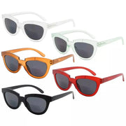 eyekeeper.com 5 Pack Cat-eye Style Bifocal Sunglasses SBR2102 Sunglasses White Smoke 5 Pairs Mix / +1.00,5 Pairs Mix / +1.50,5 Pairs Mix / +2.00,5 Pairs Mix / +2.50,5 Pairs Mix / +3.00