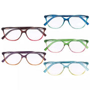 eyekeeper.com 5 Pack Cat-eye Two-tone Reading Glasses Stylish Readers RFH2-A Eyeglasses Dark Slate Gray 5 Pairs Mix / +0.50,5 Pairs Mix / +0.75,5 Pairs Mix / +1.00,5 Pairs Mix / +1.25,5 Pairs Mix / +1.50,5 Pairs Mix / +1.75,5 Pairs Mix / +2.00,5 Pairs Mix / +2.25,5 Pairs Mix / +2.50,5 Pairs Mix / +2.75,5 Pairs Mix / +3.00,5 Pairs Mix / +3.25,5 Pairs Mix / +