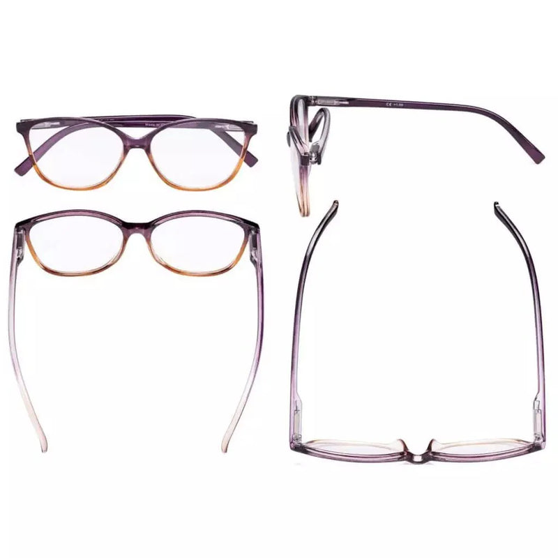 eyekeeper.com 5 Pack Cat-eye Two-tone Reading Glasses Stylish Readers RFH2-A Eyeglasses Dark Slate Gray 5 Pairs Mix / +0.50,5 Pairs Mix / +0.75,5 Pairs Mix / +1.00,5 Pairs Mix / +1.25,5 Pairs Mix / +1.50,5 Pairs Mix / +1.75,5 Pairs Mix / +2.00,5 Pairs Mix / +2.25,5 Pairs Mix / +2.50,5 Pairs Mix / +2.75,5 Pairs Mix / +3.00,5 Pairs Mix / +3.25,5 Pairs Mix / +