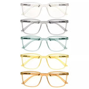 eyekeeper.com 5 Pack Chic Modern Frame Reading Glasses R151 Eyeglasses White Smoke 5 Pairs Mix / +0.50,5 Pairs Mix / +0.75,5 Pairs Mix / +1.00,5 Pairs Mix / +1.25,5 Pairs Mix / +1.50,5 Pairs Mix / +1.75,5 Pairs Mix / +2.00,5 Pairs Mix / +2.25,5 Pairs Mix / +2.50,5 Pairs Mix / +2.75,5 Pairs Mix / +3.00,5 Pairs Mix / +3.50,5 Pairs Mix / +