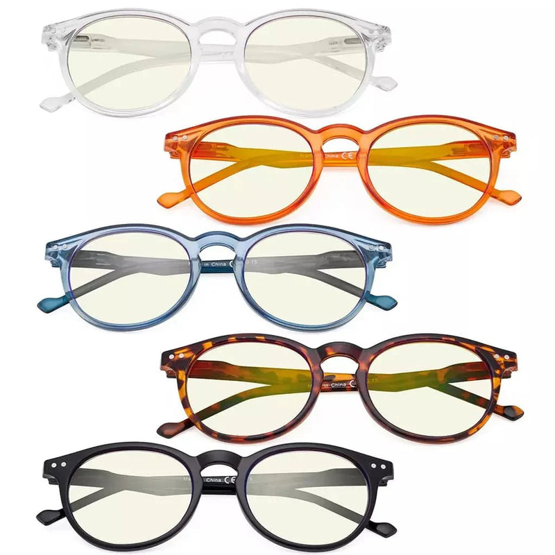 eyekeeper.com 5 Pack Chic Oval Style  Blue Light Filter Reading Glasses UVR071 Eyeglasses White Smoke 5 Pairs Mix / +0.50,5 Pairs Mix / +0.75,5 Pairs Mix / +1.00,5 Pairs Mix / +1.50,5 Pairs Mix / +1.75,5 Pairs Mix / +2.00,5 Pairs Mix / +2.25,5 Pairs Mix / +2.50,5 Pairs Mix / +2.75,5 Pairs Mix / +3.00,5 Pairs Mix / +3.50,5 Pairs Mix / +4.00
