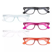eyekeeper.com 5 Pack Chic Reading Glasses Classic Readers RFH4 Eyeglasses White Smoke 5 Pairs Mix / +0.50,5 Pairs Mix / +0.75,5 Pairs Mix / +1.00,5 Pairs Mix / +1.25,5 Pairs Mix / +1.50,5 Pairs Mix / +1.75,5 Pairs Mix / +2.00,5 Pairs Mix / +2.25,5 Pairs Mix / +2.50,5 Pairs Mix / +2.75,5 Pairs Mix / +3.00,5 Pairs Mix / +3.25,5 Pairs Mix / +
