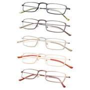 eyekeeper.com 5 Pack Chic Readers Stainless Steel R15004 Eyeglasses Antique White 5 Pairs Mix / +0.50,5 Pairs Mix / +1.00,5 Pairs Mix / +1.25