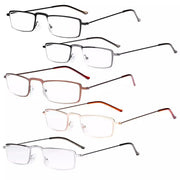 eyekeeper.com 5 Pack Chic Rectangle Reading Glasses Stainless Steel R15004 Eyeglasses White Smoke 5 Pairs Mix / +0.50,5 Pairs Mix / +0.75,5 Pairs Mix / +1.00,5 Pairs Mix / +1.25,5 Pairs Mix / +1.50,5 Pairs Mix / +1.75,5 Pairs Mix / +2.00,5 Pairs Mix / +2.25,5 Pairs Mix / +2.50,5 Pairs Mix / +2.75,5 Pairs Mix / +3.00,5 Pairs Mix / +3.50,5 Pairs Mix / +