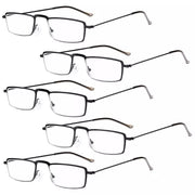 eyekeeper.com 5 Pack Chic Rectangle Reading Glasses Stainless Steel R15004 Eyeglasses White Smoke Black-5pcs / +0.50,Black-5pcs / +0.75,Black-5pcs / +1.00,Black-5pcs / +1.25,Black-5pcs / +1.50,Black-5pcs / +1.75,Black-5pcs / +2.00,Black-5pcs / +2.25,Black-5pcs / +2.50,Black-5pcs / +2.75,Black-5pcs / +3.00,Black-5pcs / +3.50,Black-5pcs / +4.00