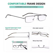 eyekeeper.com 5 Pack Chic Rectangle Reading Glasses Stainless Steel R15004 Eyeglasses White Smoke 5 Pairs Mix / +0.50,5 Pairs Mix / +0.75,5 Pairs Mix / +1.00,5 Pairs Mix / +1.25,5 Pairs Mix / +1.50,5 Pairs Mix / +1.75,5 Pairs Mix / +2.00,5 Pairs Mix / +2.25,5 Pairs Mix / +2.50,5 Pairs Mix / +2.75,5 Pairs Mix / +3.00,5 Pairs Mix / +3.50,5 Pairs Mix / +