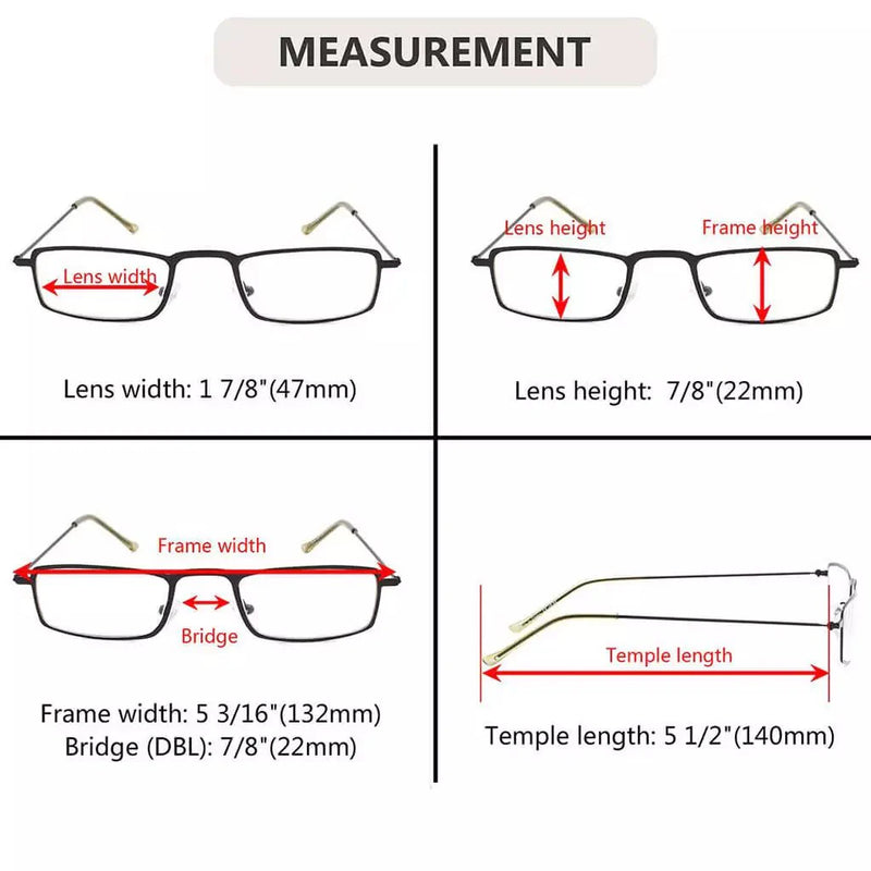 eyekeeper.com 5 Pack Chic Rectangle Reading Glasses Stainless Steel R15004 Eyeglasses White Smoke 5 Pairs Mix / +0.50,5 Pairs Mix / +0.75,5 Pairs Mix / +1.00,5 Pairs Mix / +1.25,5 Pairs Mix / +1.50,5 Pairs Mix / +1.75,5 Pairs Mix / +2.00,5 Pairs Mix / +2.25,5 Pairs Mix / +2.50,5 Pairs Mix / +2.75,5 Pairs Mix / +3.00,5 Pairs Mix / +3.50,5 Pairs Mix / +