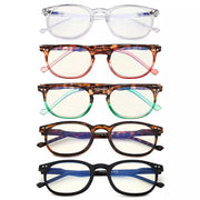 eyekeeper.com 5 Pack Chic Round Blue Light Filter Reading Glasses UVR065 Eyeglasses White Smoke 5 Pairs Mix / without magnification,5 Pairs Mix / +0.50,5 Pairs Mix / +0.75,5 Pairs Mix / +1.00,5 Pairs Mix / +1.25,5 Pairs Mix / +1.50,5 Pairs Mix / +1.75,5 Pairs Mix / +2.00,5 Pairs Mix / +2.25,5 Pairs Mix / +2.50,5 Pairs Mix / +2.75,5 Pairs Mix / +3.00